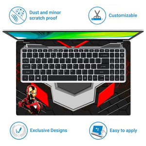 Iron Man Tech Suit Armor Laptop Skin - View 5