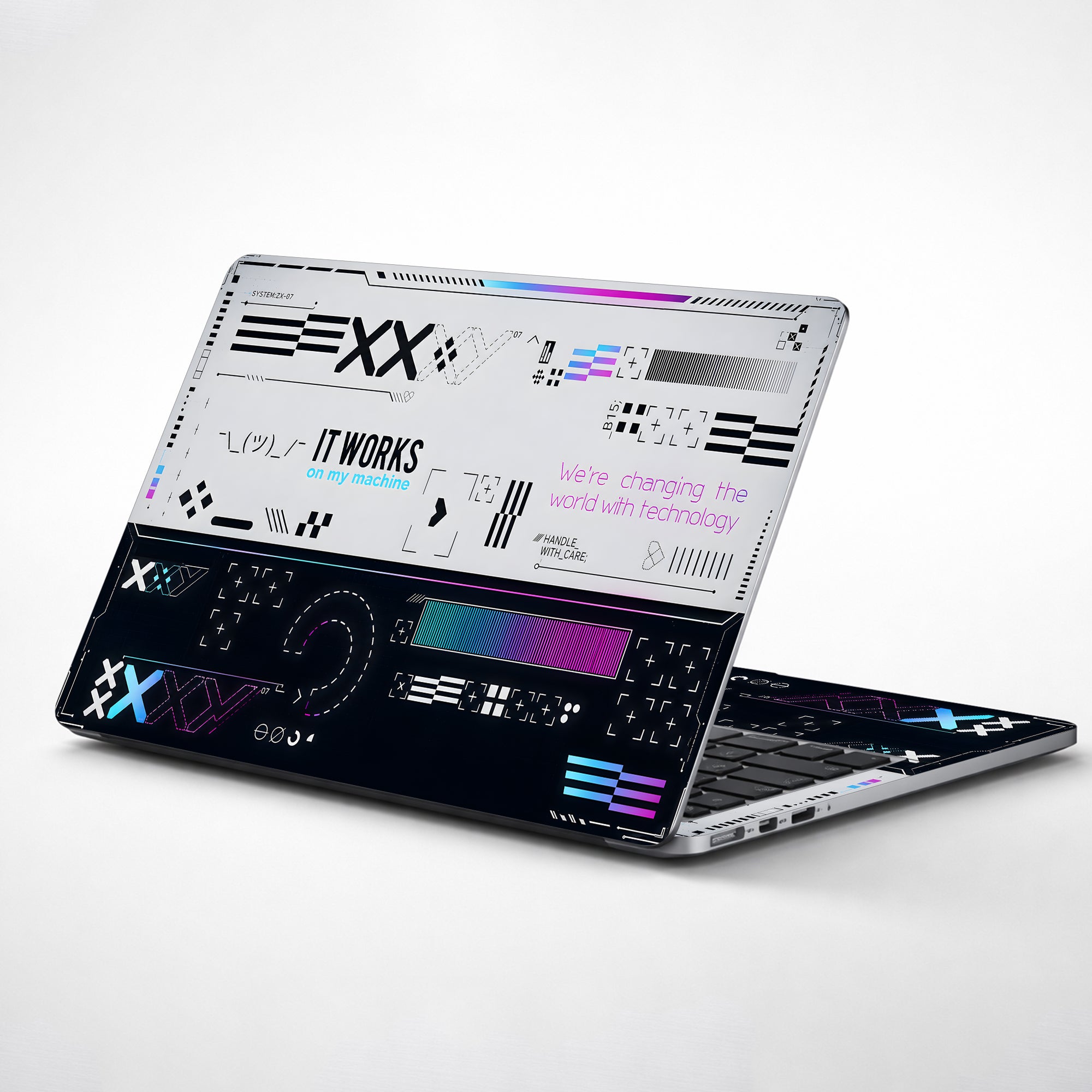 It Works On My Machine Tech Laptop Skin - View 1
