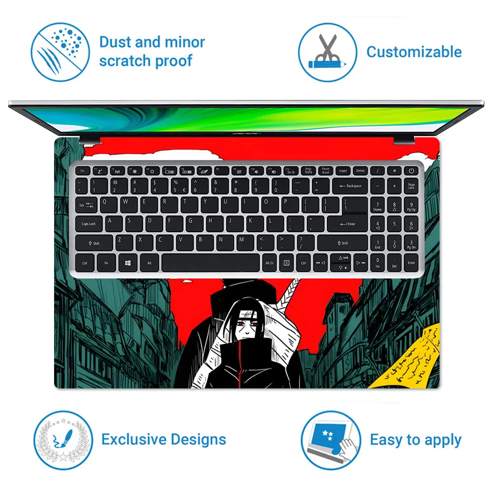 Itachi and Kisame legendary Members Laptop Skin - View 5