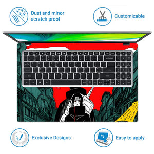 Itachi and Kisame legendary Members Laptop Skin - View 5