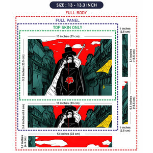 Itachi and Kisame legendary Members Laptop Skin - View 6