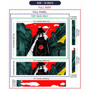 Itachi and Kisame legendary Members Laptop Skin - View 7