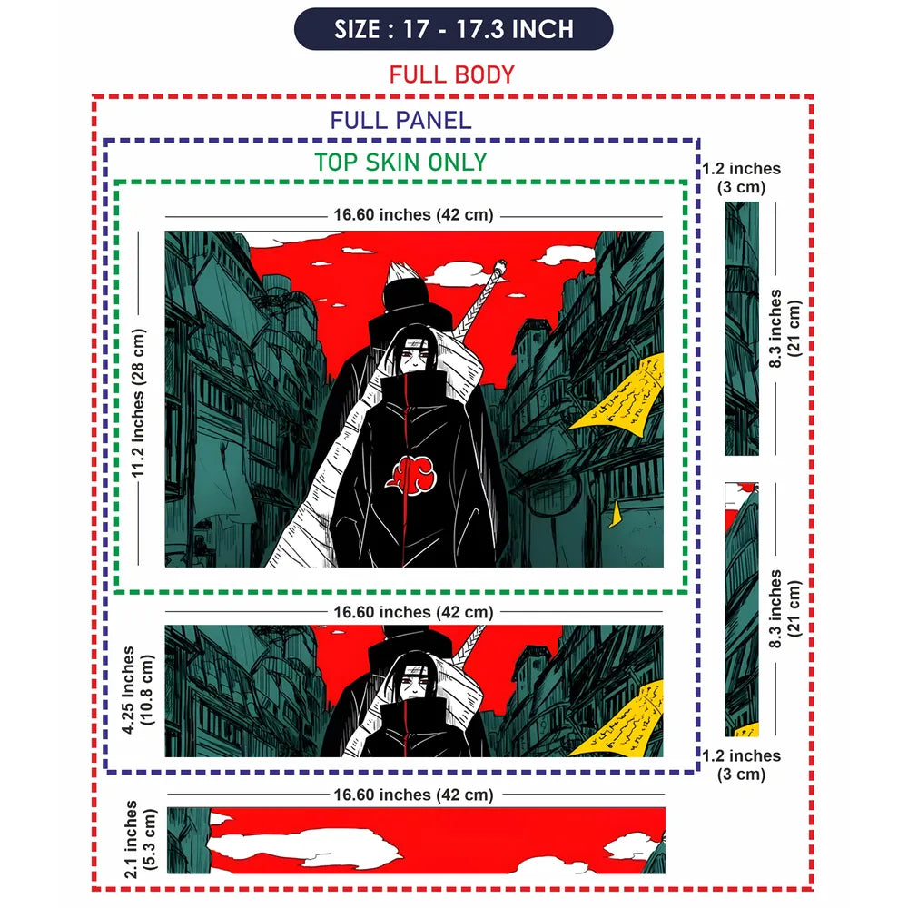 Itachi and Kisame legendary Members Laptop Skin - View 9