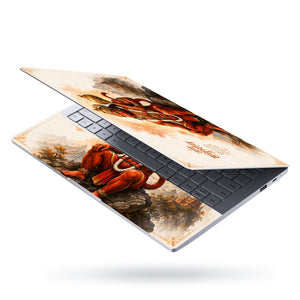 Jai Hanuman Mace Seated Laptop Skin - View 3