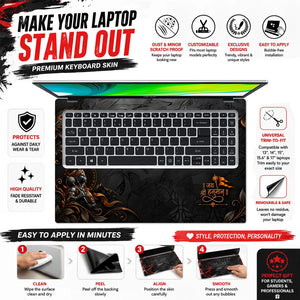 Jai Shri Ram Hanuman Prayer Laptop Skin - View 5
