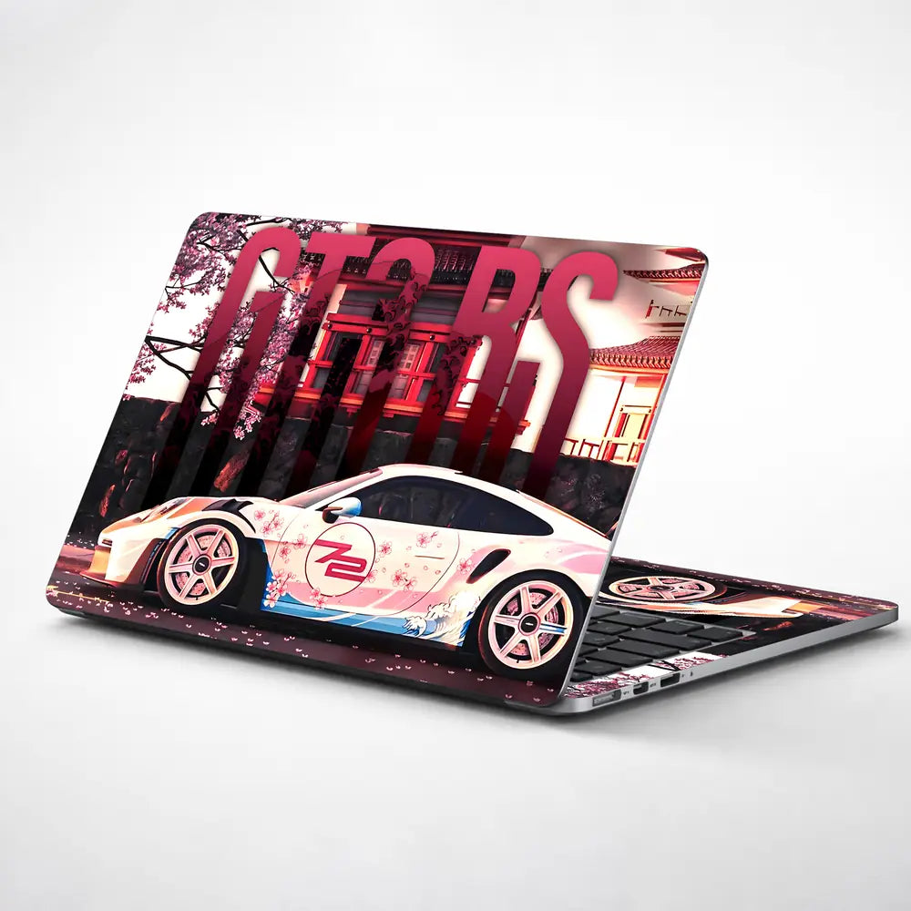 JDM Livery Tuned Car Laptop Skin - View 1