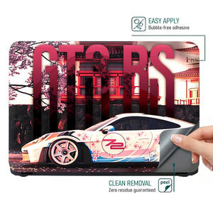 JDM Livery Tuned Car Laptop Skin - View 4