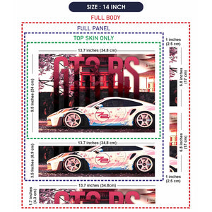 JDM Livery Tuned Car Laptop Skin - View 7