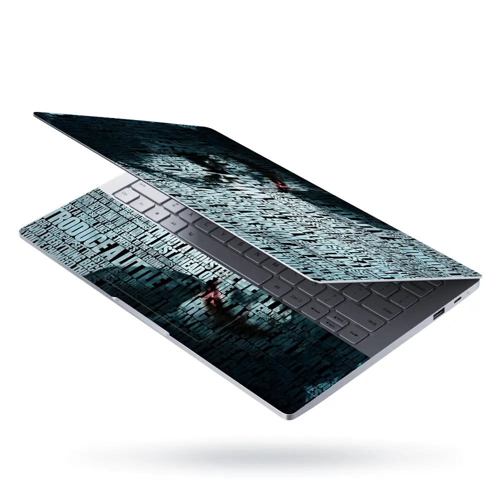 Joker Quotes Laptop Skin - View 3