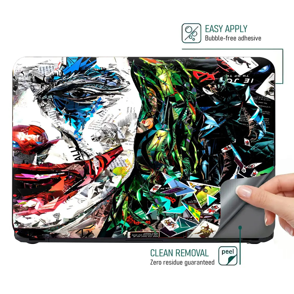 Jokers Chaos Laptop Skin - View 4