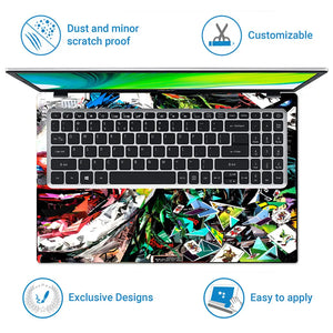 Jokers Chaos Laptop Skin - View 5