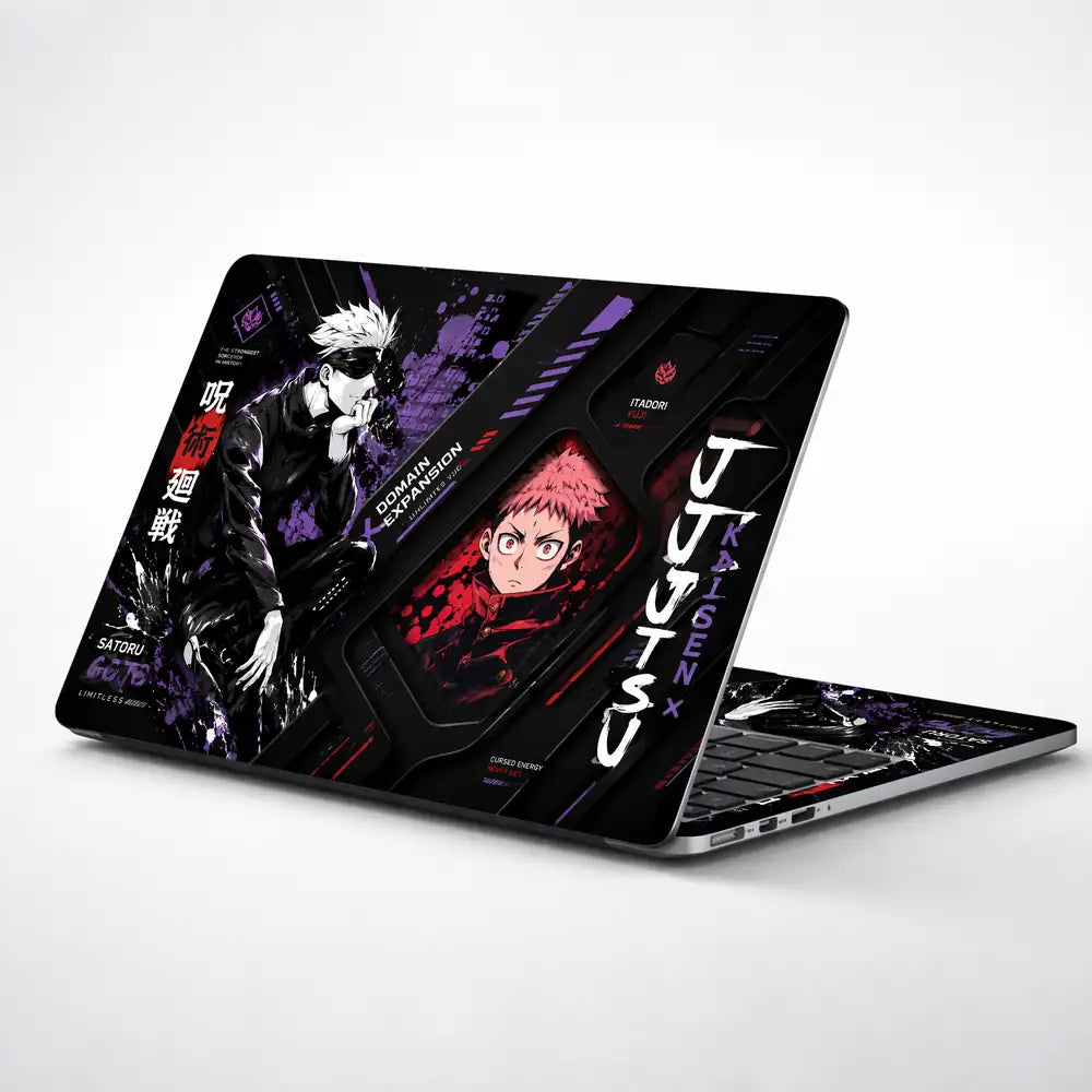 Jujutsu Kaisen Gojo Domain Expansion Laptop Skin - View 1