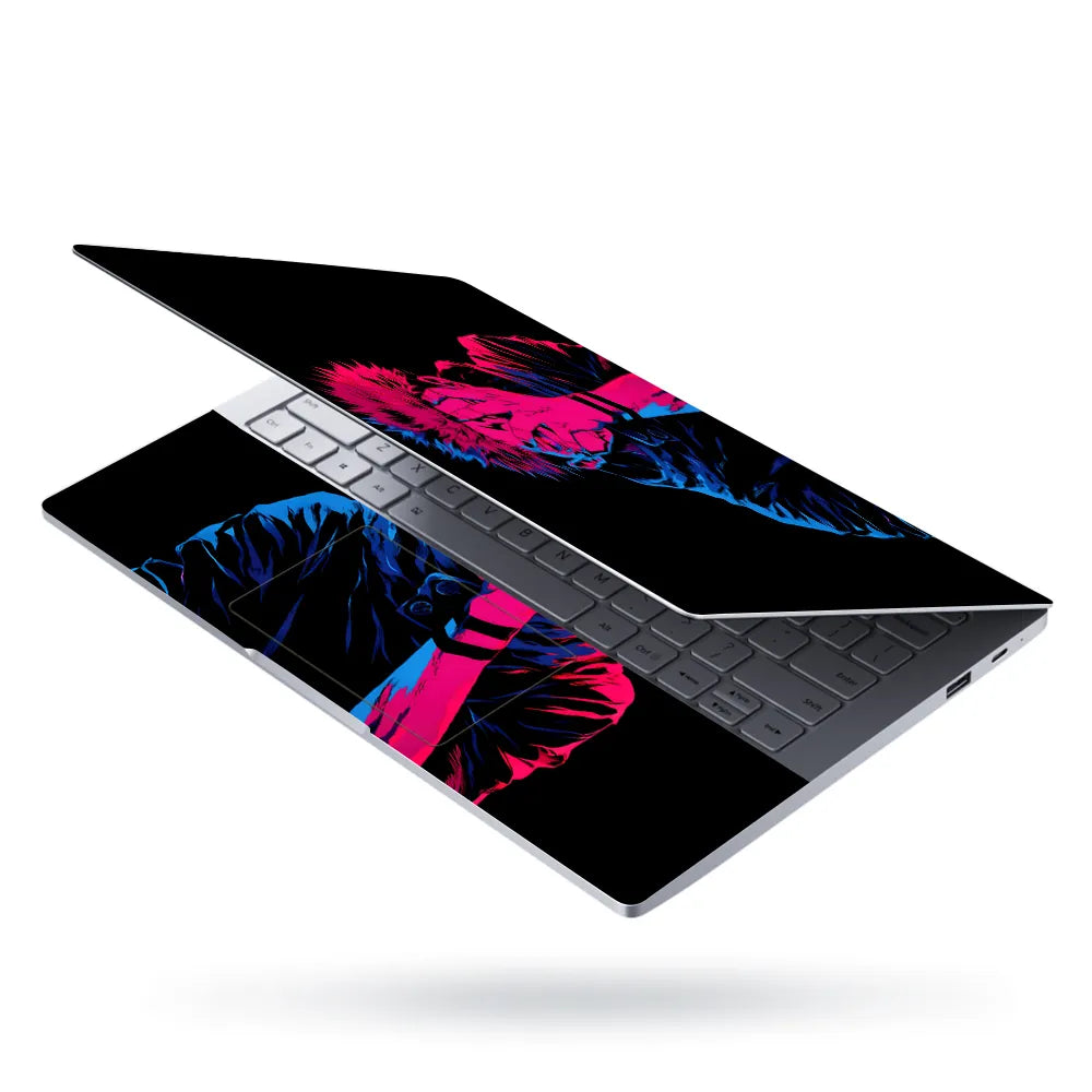Jujutsu Kaisen Neon Sukuna Shadow Laptop Skin - View 3