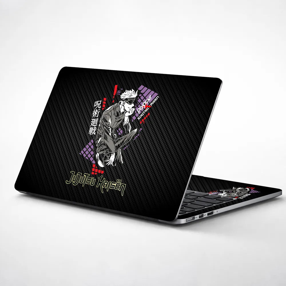 Jujutsu Kaisen Sitting Laptop Skin - View 1