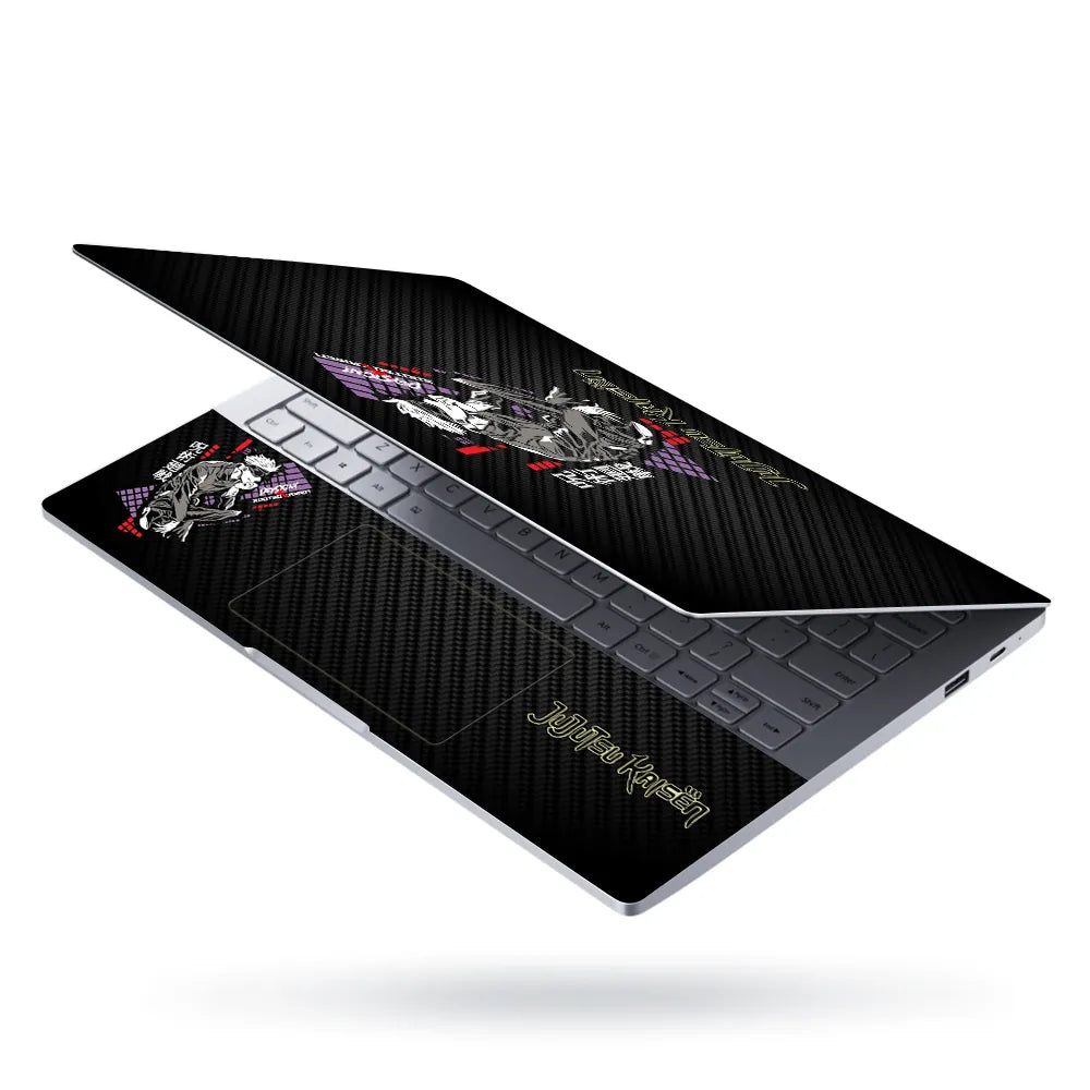Jujutsu Kaisen Sitting Laptop Skin - View 3