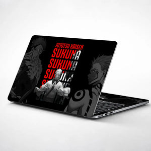 Jujutsu Kaisen Sukuna Tattoo Art Laptop Skin - View 1