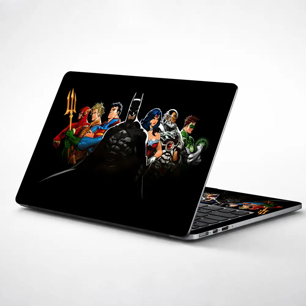 Justice League Dark Silhouettes Laptop Skin - View 1