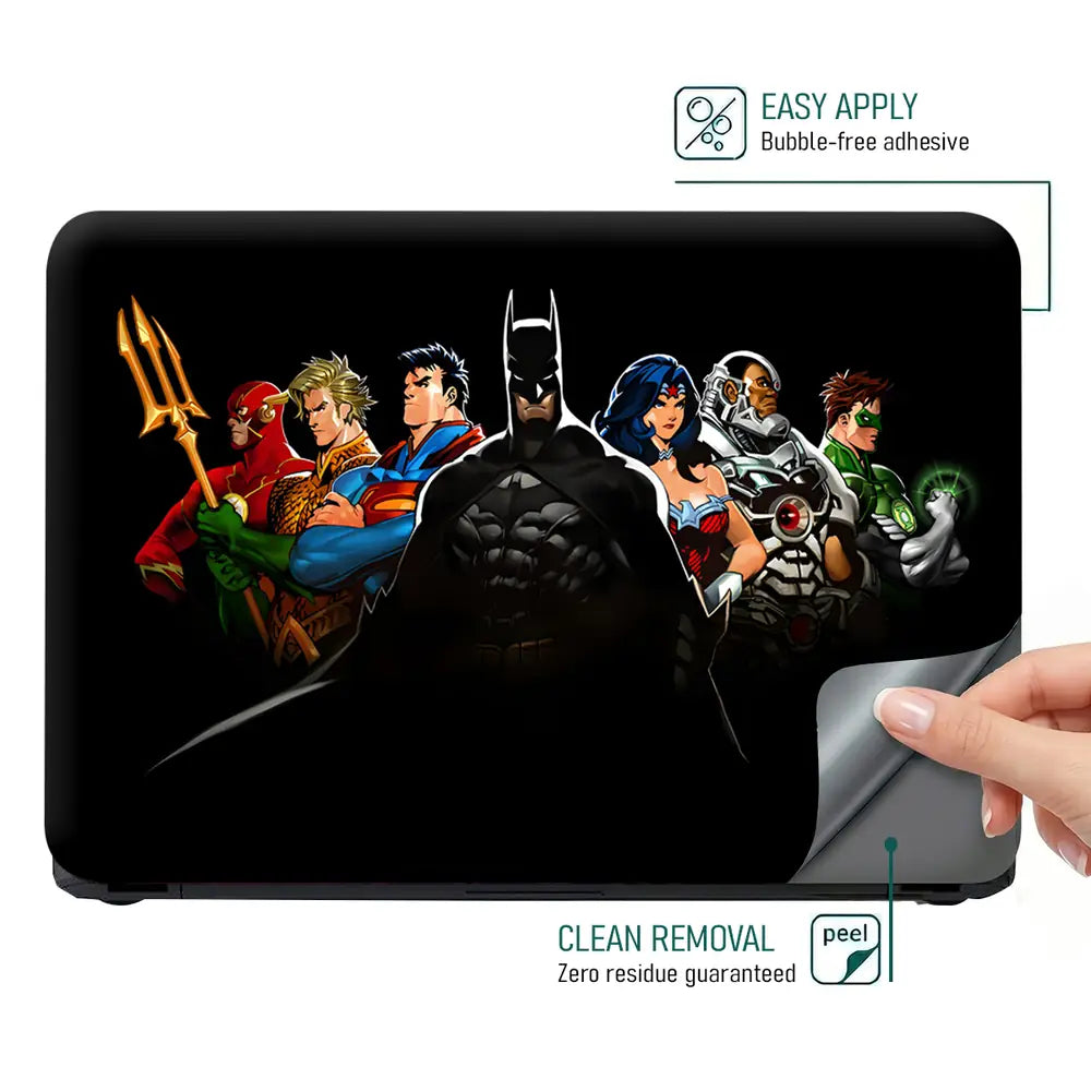 Justice League Dark Silhouettes Laptop Skin - View 4