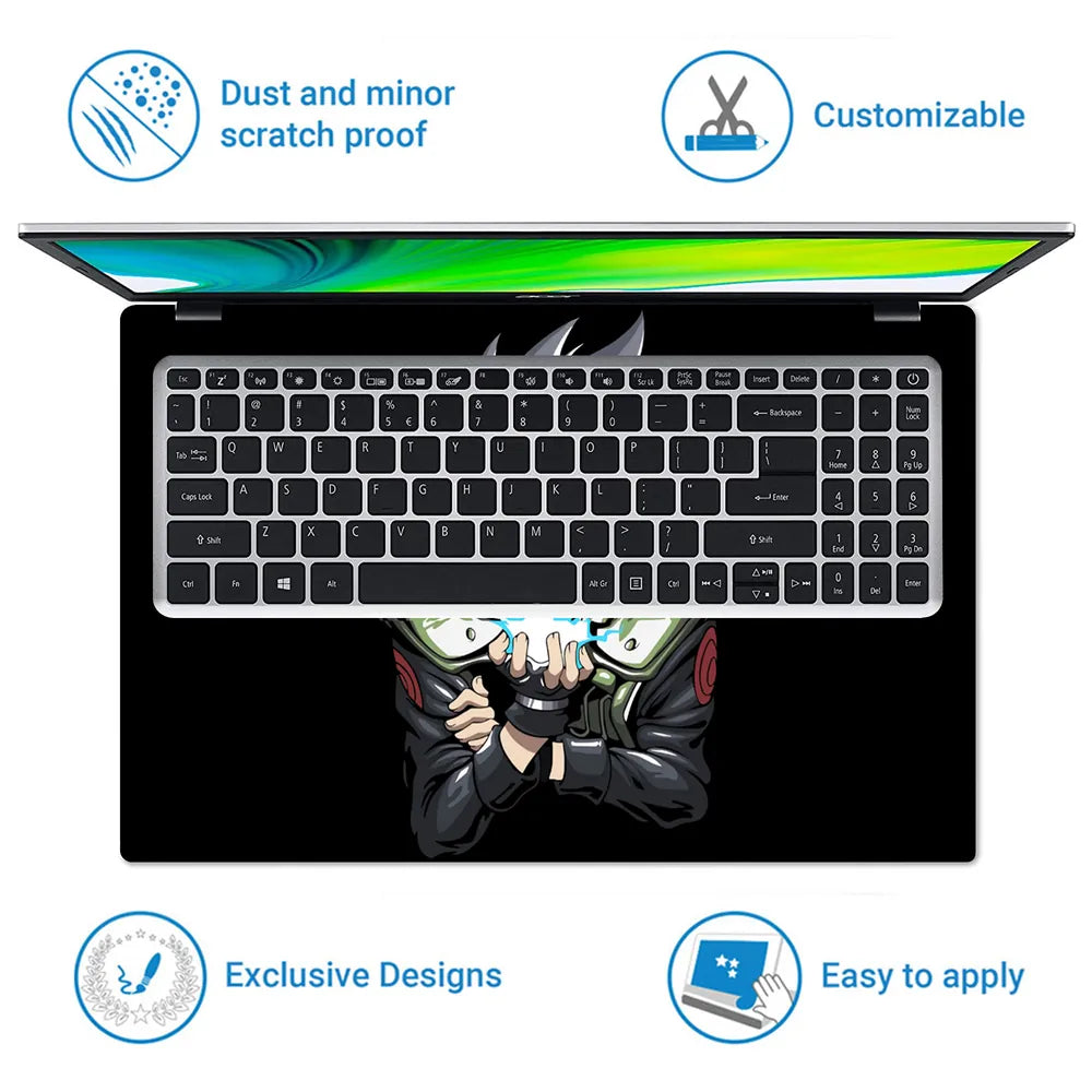 Kakashi Hatake Laptop Skin - View 5