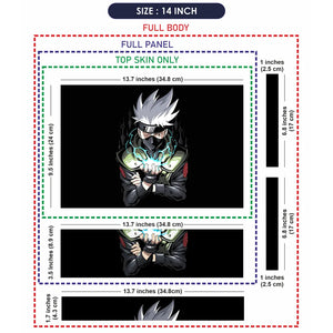 Kakashi Hatake Laptop Skin - View 7