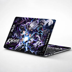 Kakashi Lightning Beneath the Moon Laptop Skin - View 1