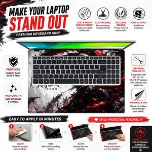 Kaneki Red Eye Tokyo Ghoul Laptop Skin - View 5