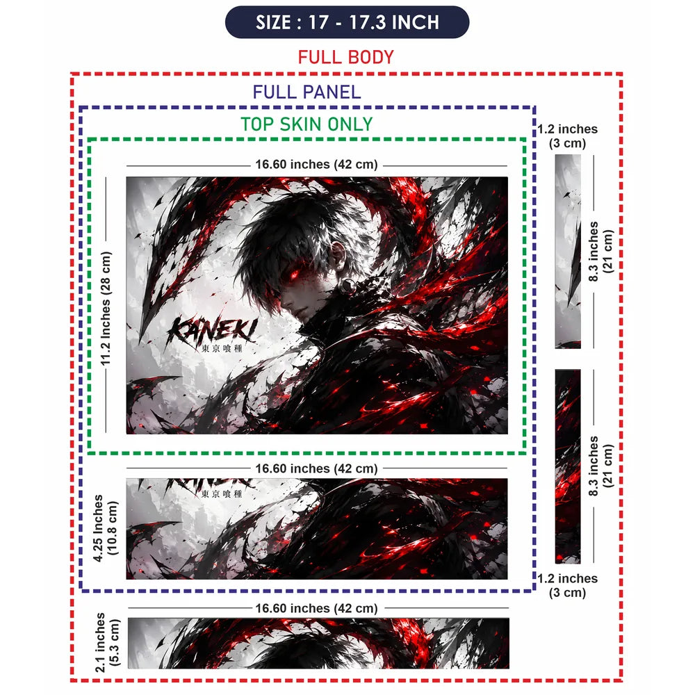 Kaneki Red Eye Tokyo Ghoul Laptop Skin - View 9