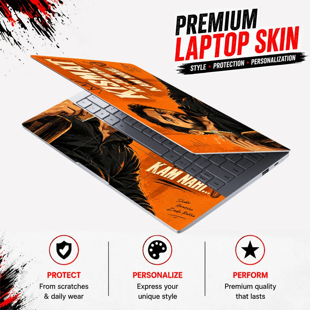 Kismat Chai Motivation Laptop Skin - View 3