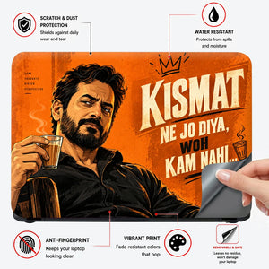 Kismat Chai Motivation Laptop Skin - View 4