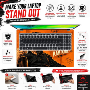 Kismat Chai Motivation Laptop Skin - View 5