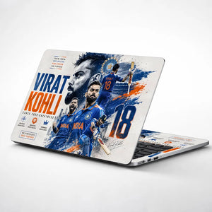 Kohli Chase Greatness Team India Laptop Skin - View 1