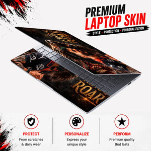 Kohli Kings Roar Lion Laptop Skin - View 3