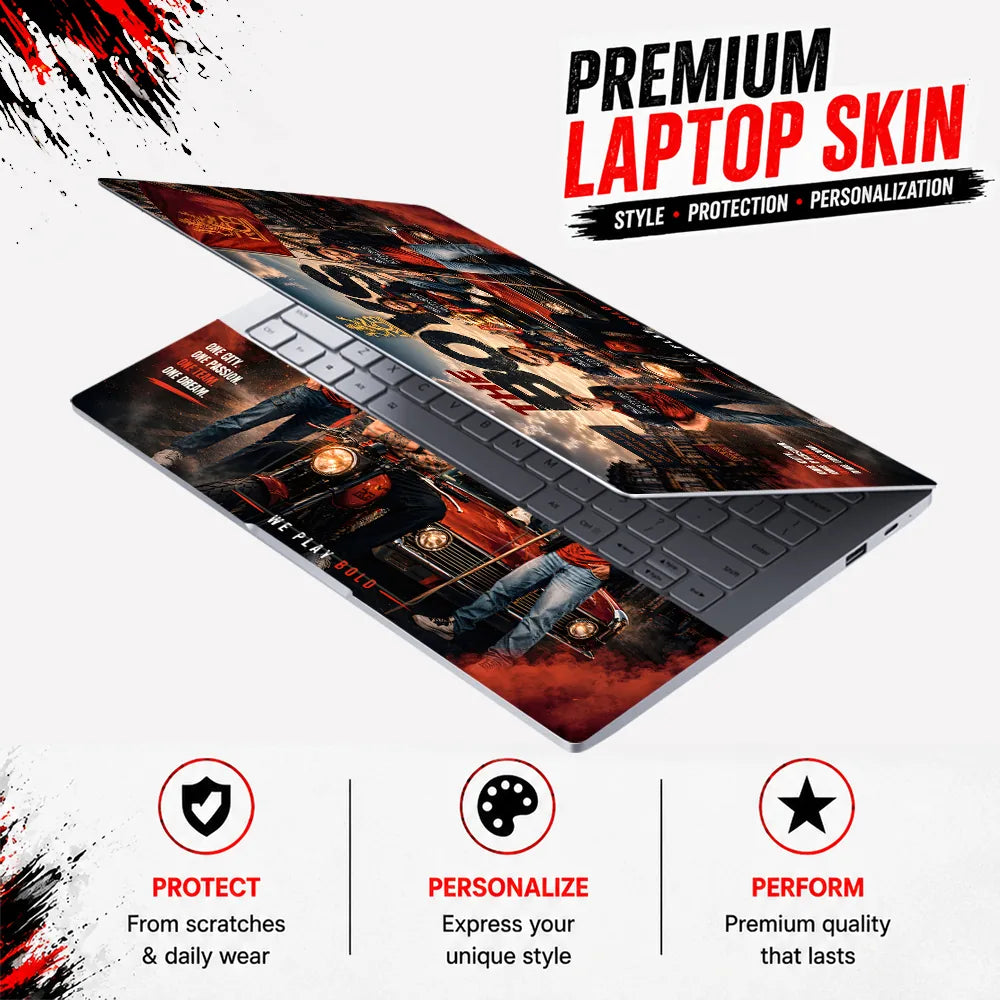 Kohli RCB The Boys Bold Laptop Skin - View 3