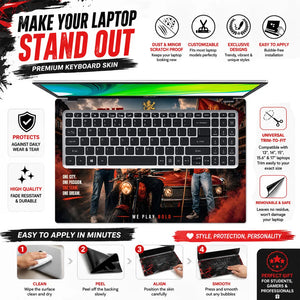 Kohli RCB The Boys Bold Laptop Skin - View 5