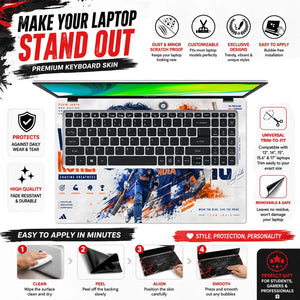 Kohli What Focus Strength Laptop Skin - View 5