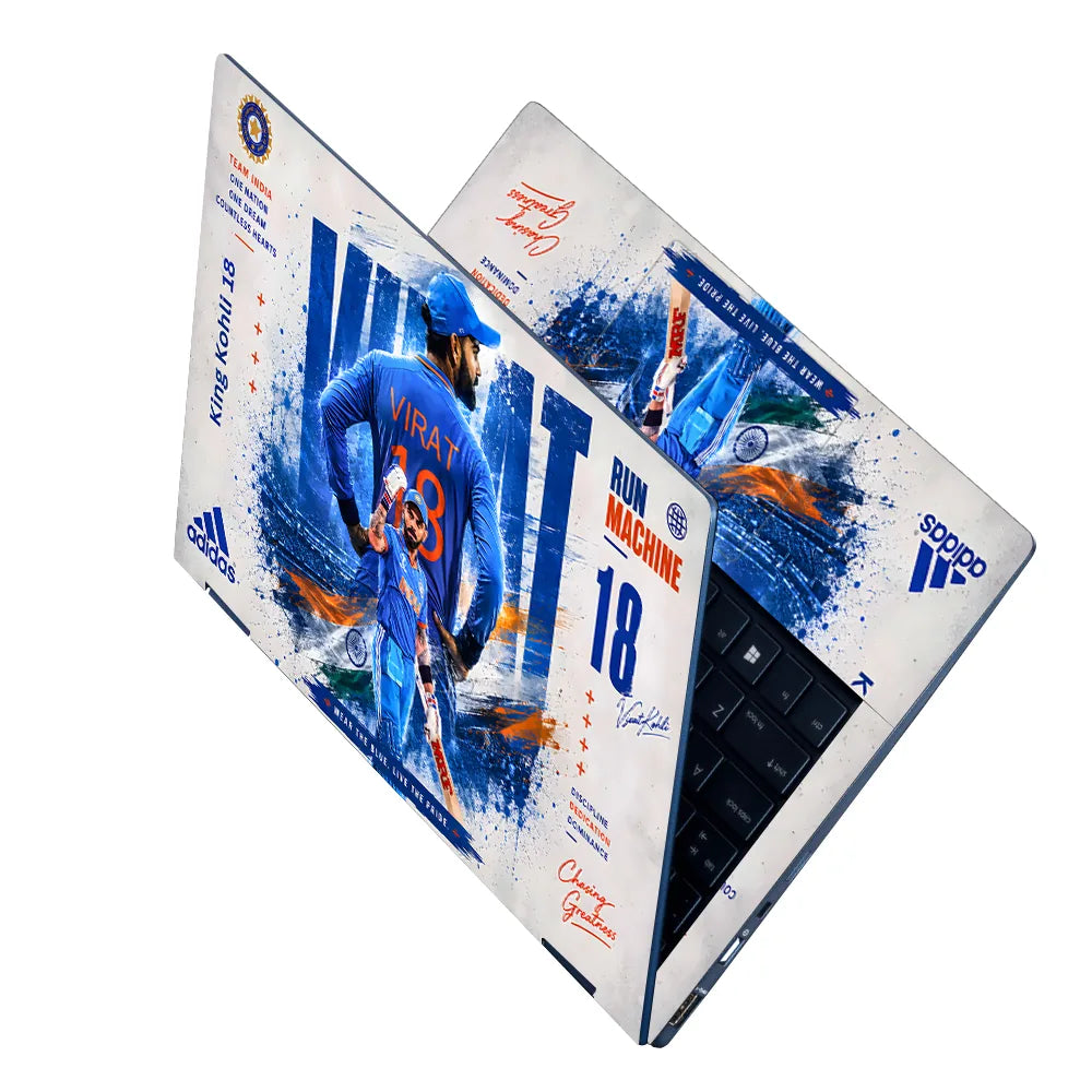 Kohli What King 18 Adidas Laptop Skin - View 2