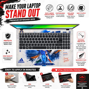Kohli What King 18 Adidas Laptop Skin - View 5