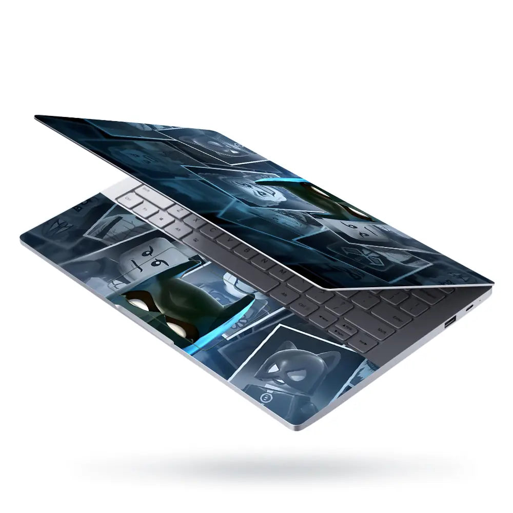 Lego Batman Villains Photo Collage Laptop Skin - View 3