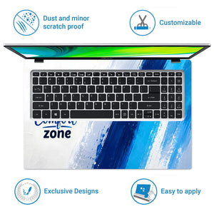 Life Begins Comfort Zone Laptop Skin - View 5