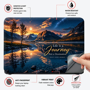 Life Is A Journey Lake Laptop Skin - View 4