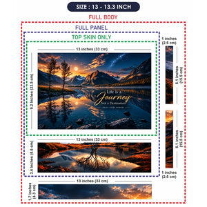 Life Is A Journey Lake Laptop Skin - View 6