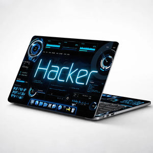 Lifestyle Hacker Tech Dashboard UI Laptop Skin - View 1