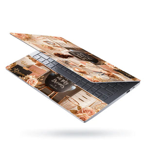 Lifestyle Workspace Rose Gold Dreams Laptop Skin - View 3