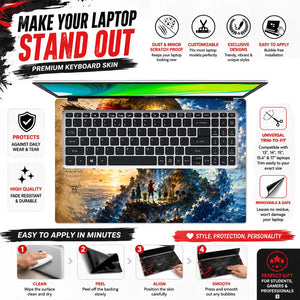 Luffy Hat Crew Going Merry Laptop Skin - View 5