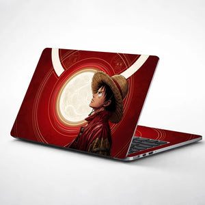 Luffy Red Devil Fruit Glow Laptop Skin - View 1