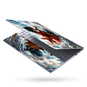 Luffy Straw Hat Water Laptop Skin - View 3