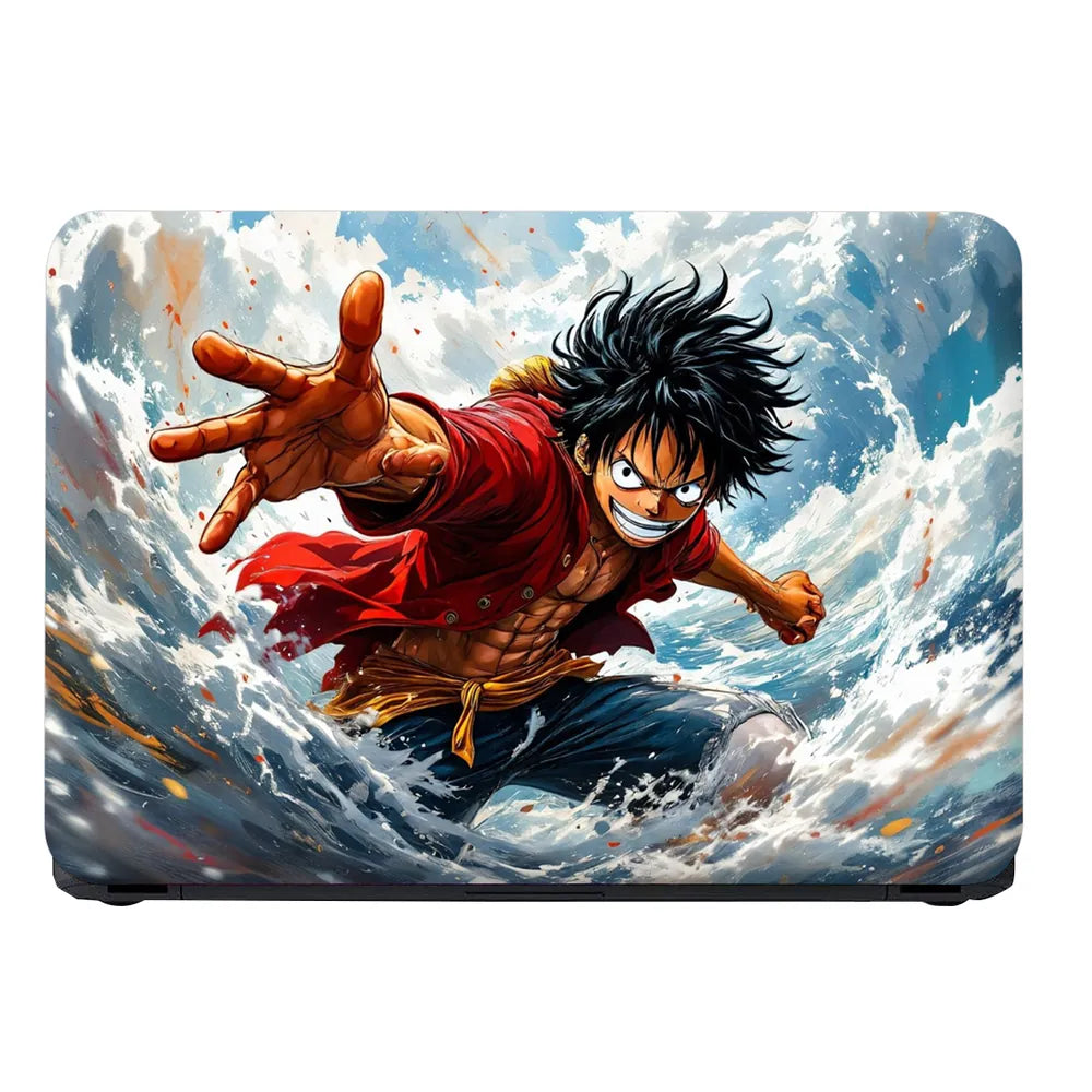 Luffy Straw Hat Water Laptop Skin - View 4