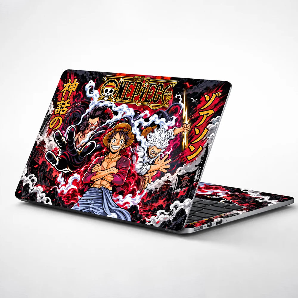 Luffy Three Gear Forms Laptop Skin - View 1