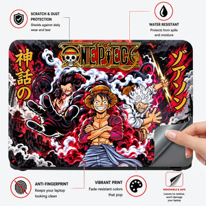 Luffy Three Gear Forms Laptop Skin - View 4