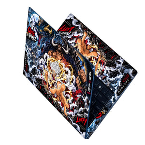Luffy’s Stormy Clash with Kaido Laptop Skin - View 2
